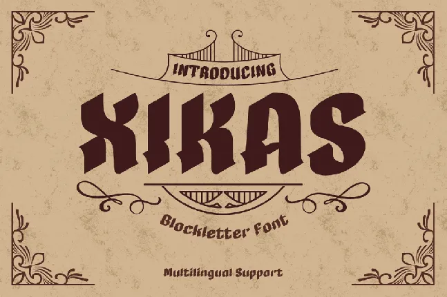 XIKAS font