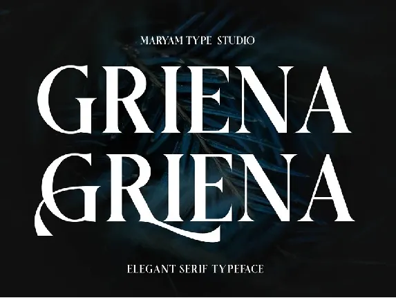 Griena font