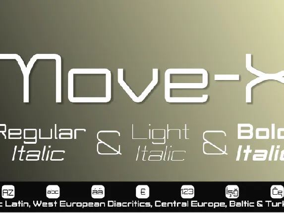 Move-X font