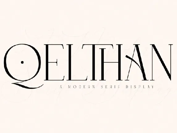 Qelthan font