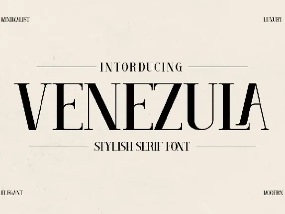 VENEZULA font