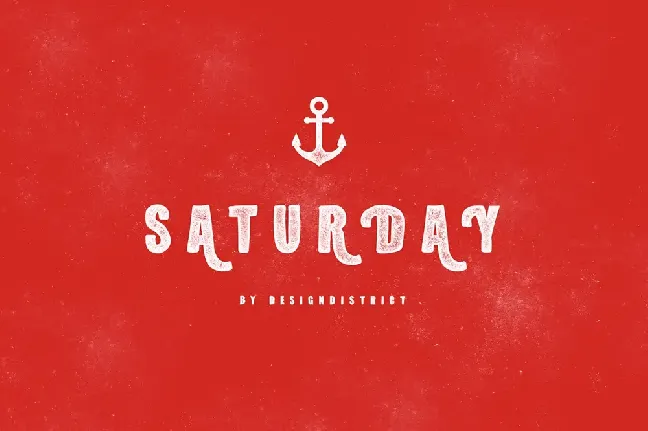 Saturday Typeface font