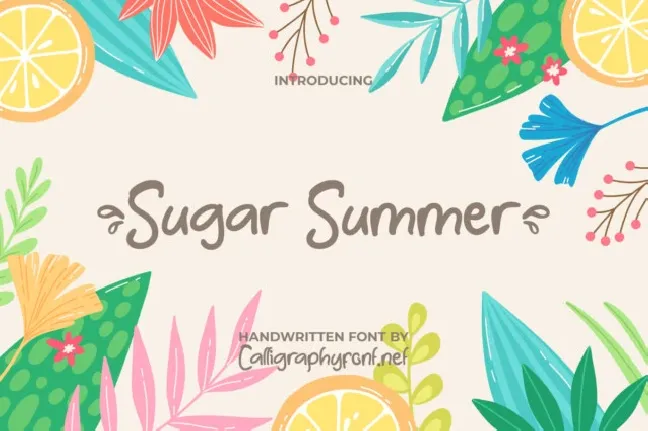 Sugar Summer font