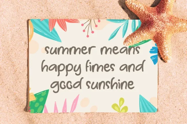 Sugar Summer font