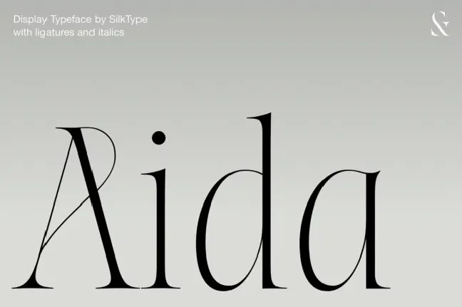 Aida font