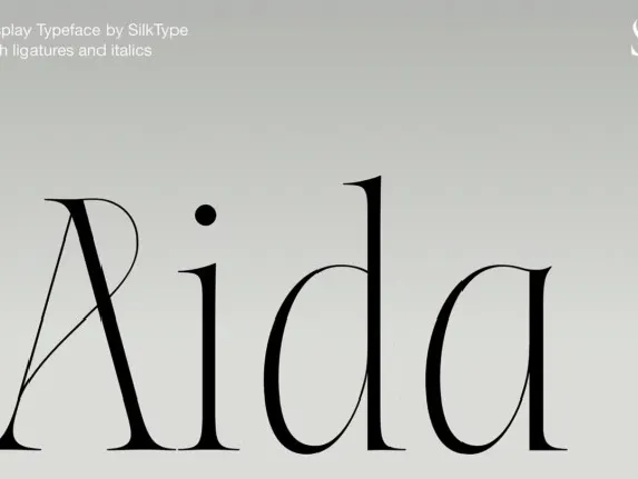 Aida font