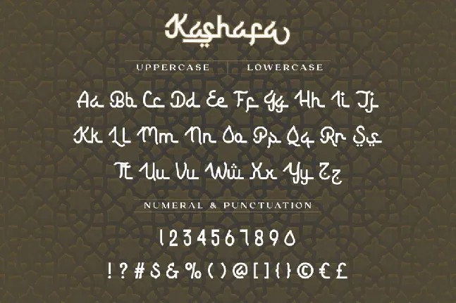 Kashafa font