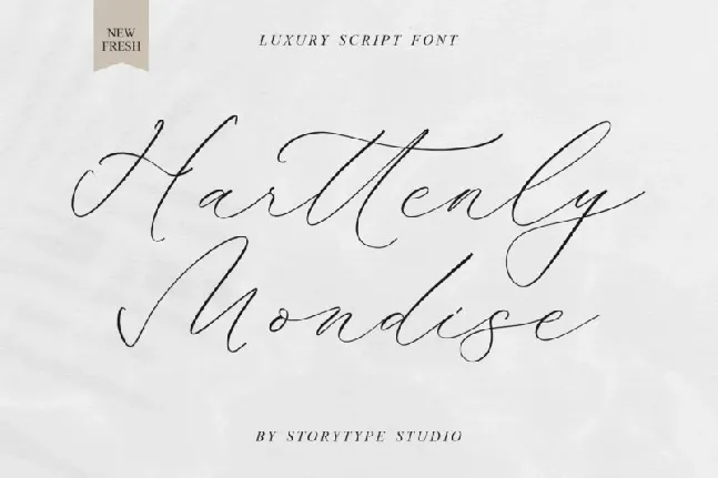 Harttenly Mondise font