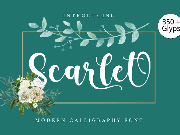 Scarlet font