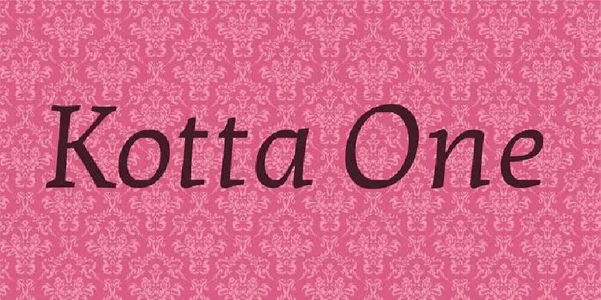 Kotta One font