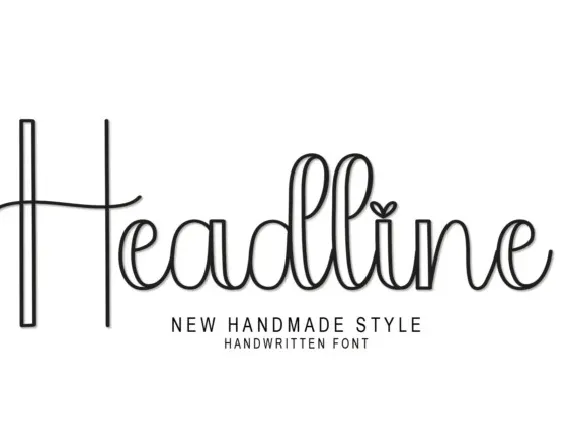 Headline Script font