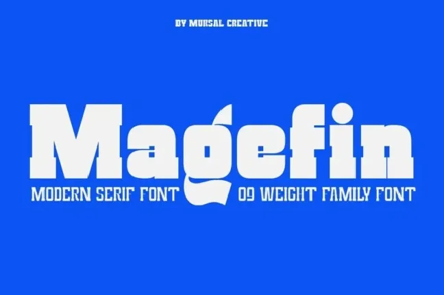 Magefin Family font