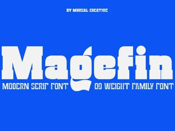 Magefin Family font