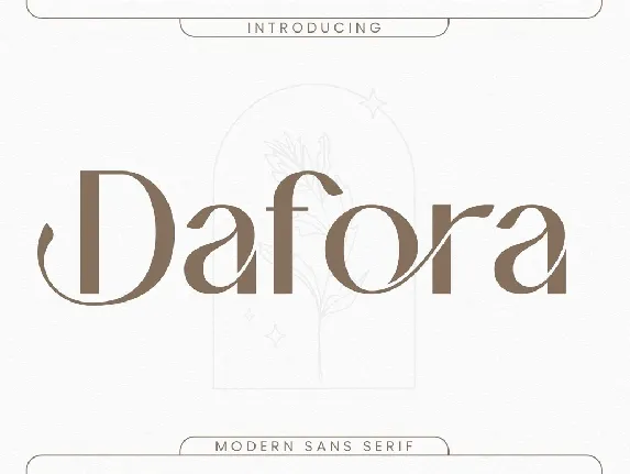 Dafora font