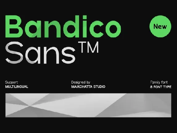 Bandico Family font