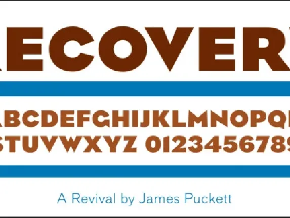 Recovery font