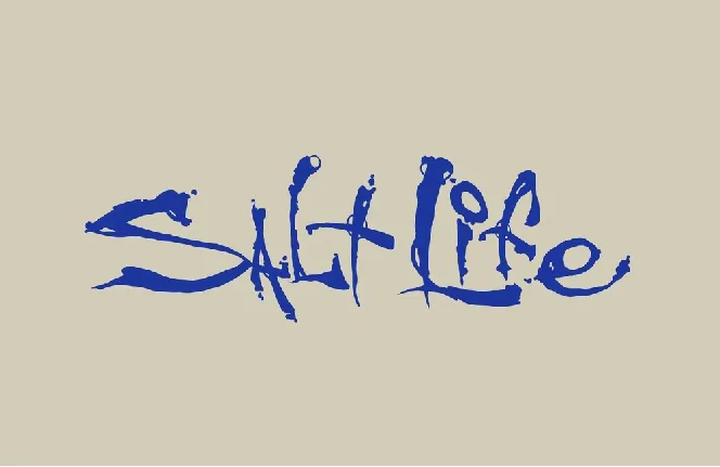 Salt Life font