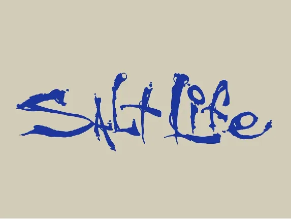 Salt Life font