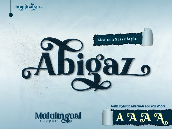 Abigaz font