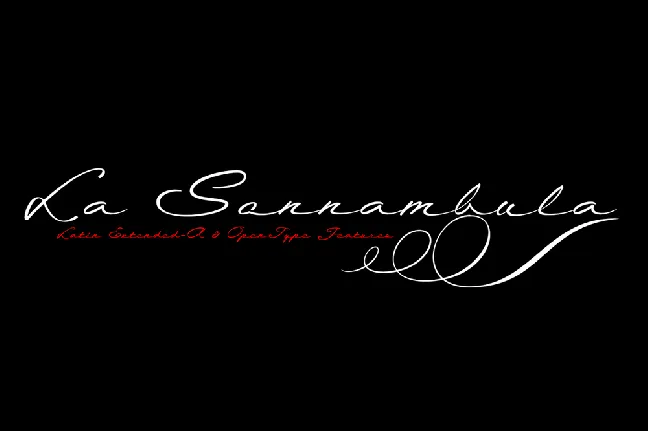 La Sonnambula font