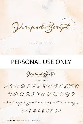 Verified Script font