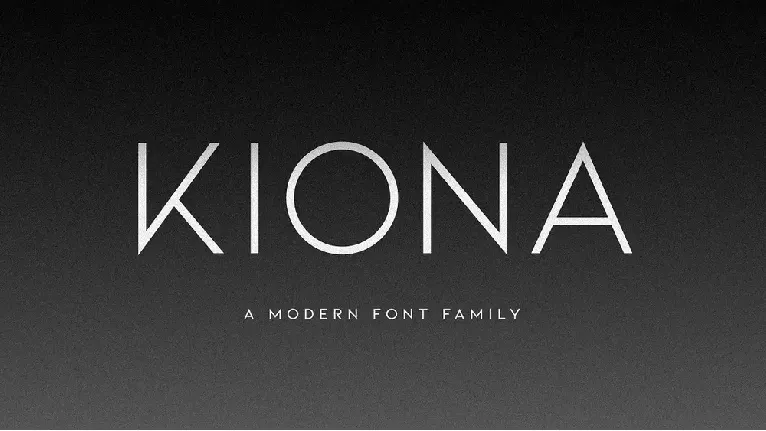 Kiona Family font