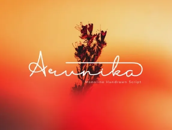 Arunika font