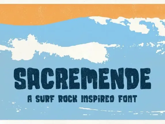 Sacremende Display font