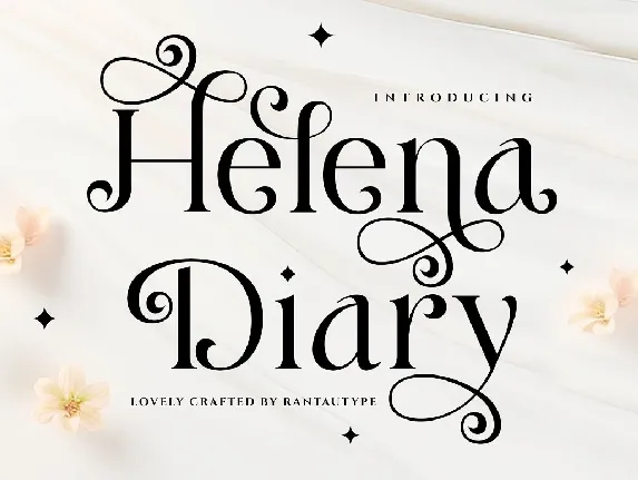 Helena Diary font