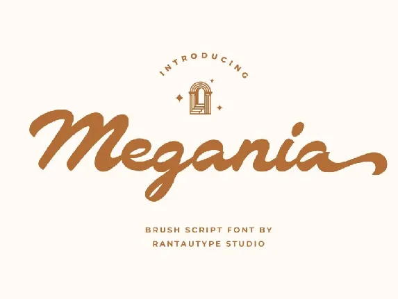 Megania font