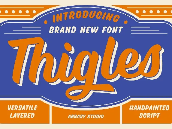 Thigles font