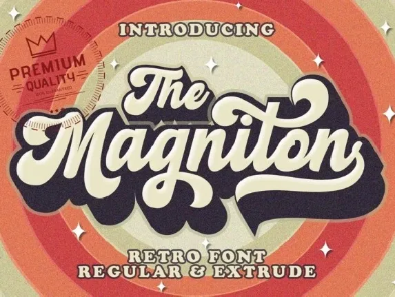 The Magniton font