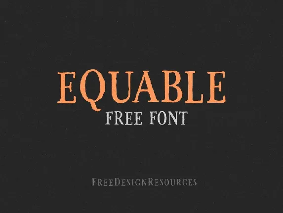 Equable Free font