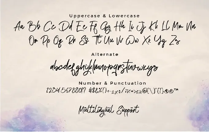 Atakana Script font