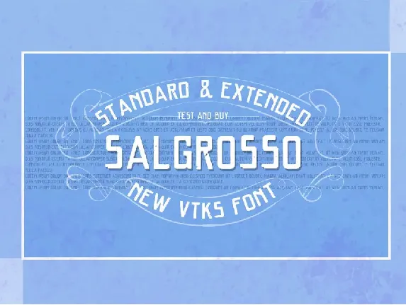 VTKS SAL GROSSO font