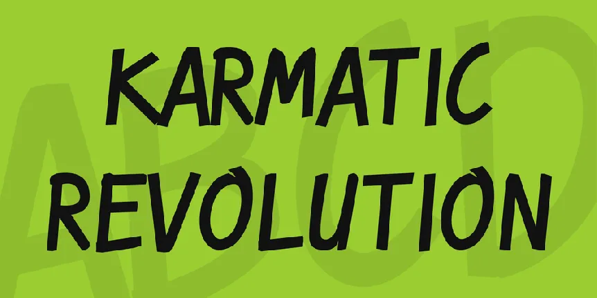 Karmatic Revolution font