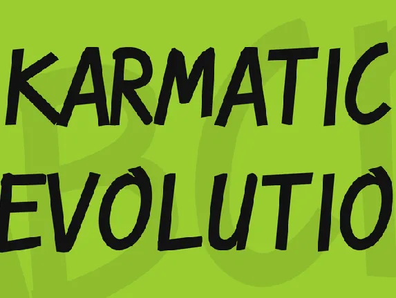 Karmatic Revolution font