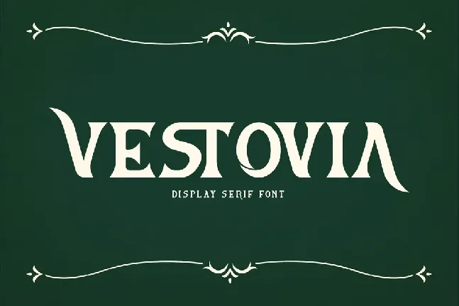 Vestovia Display font