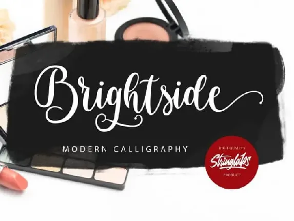 Brightside Calligraphy font