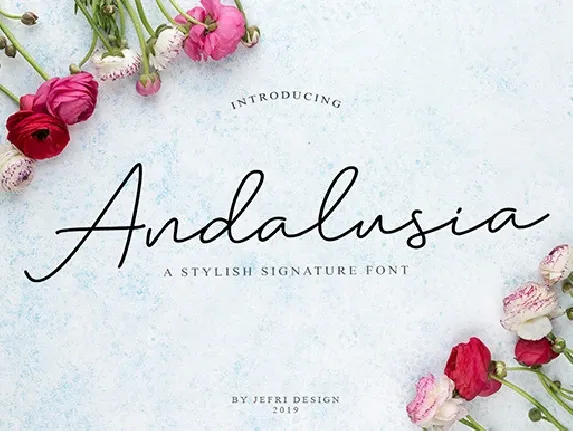 Andalusia Script font