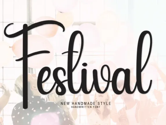 Festival Script font