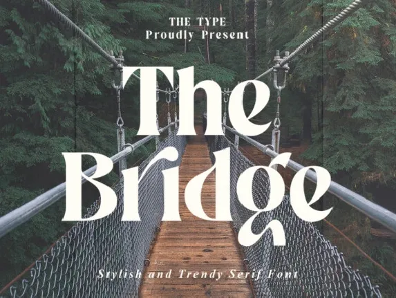 The Bridge font