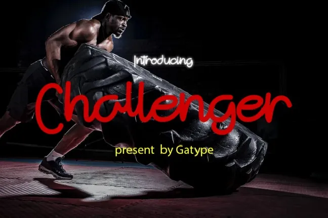 Challenger Handwritten font