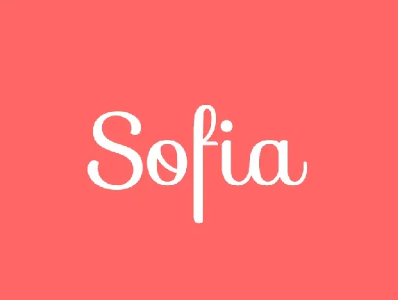 Sofia font