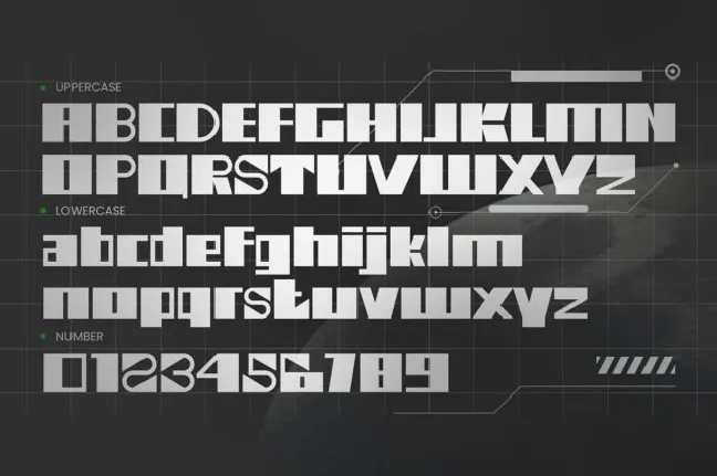 Areocheck font