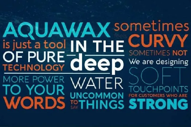 Aquawax Pro Family font