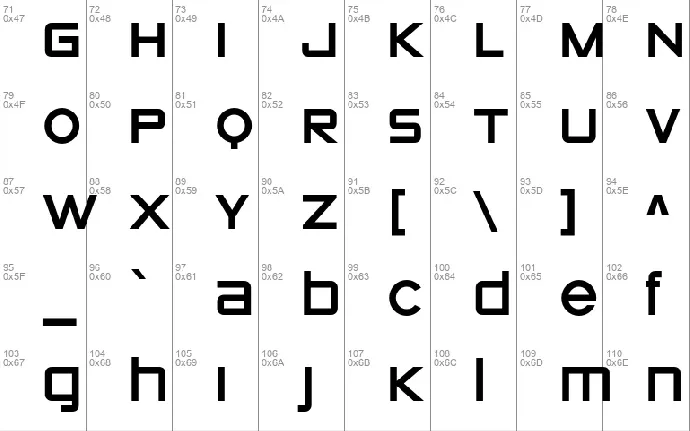 Zeroes font