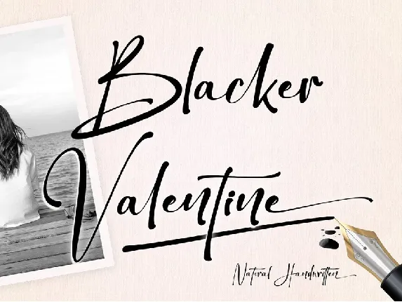 Blacker Valentine font