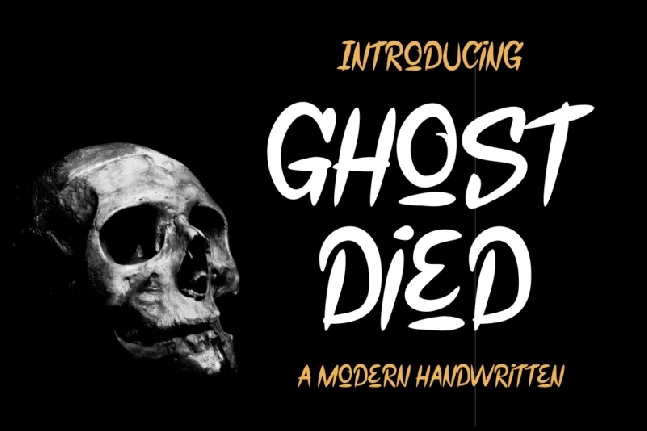 Ghost Died font