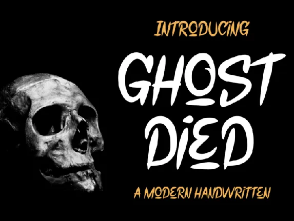 Ghost Died font